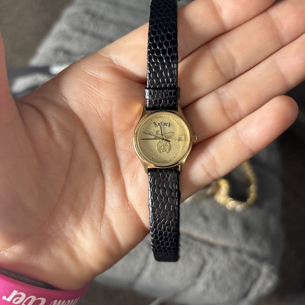 Hamilton Rajah  Wrist Watch 051/500 Needs Battery Shriner Masonic Mason
